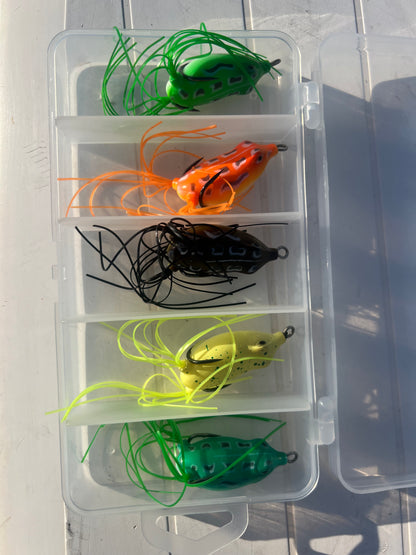 Kit Señuelos (5) Antienganche - Ideal para Taruchas